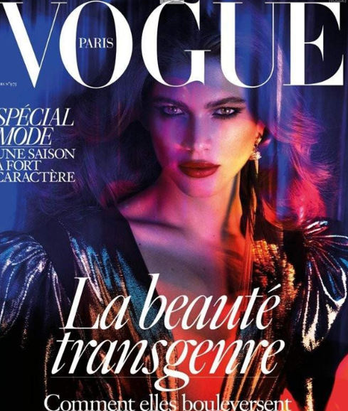 La primera modelo transexual portada de Vogue