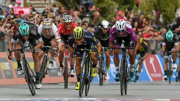 Caleb Ewan gana la séptima etapa del Giro