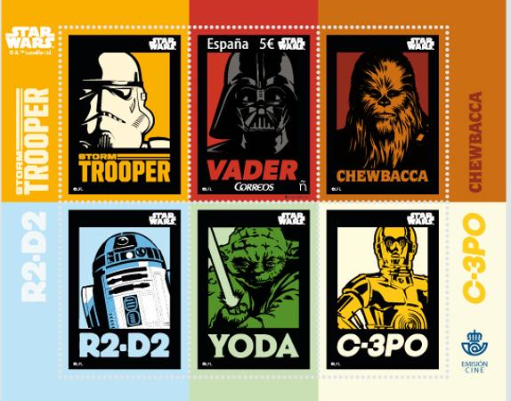 Correos lanza un sello dedicado a los 40 años de 'Star Wars'