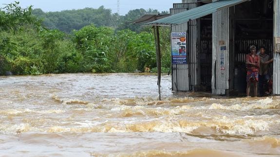 Más de un centenar de muertos por las lluvias en Sri Lanka