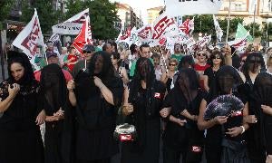 Alrededor de 6.000 personas salen a la calle en Soria para manifestar su rechazo a las políticas del Gobierno