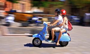 Espíritu mod en la tercera 'Scooterada' en León