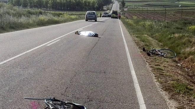 Fallece un ciclista de 63 años arrollado por un coche en Aranda