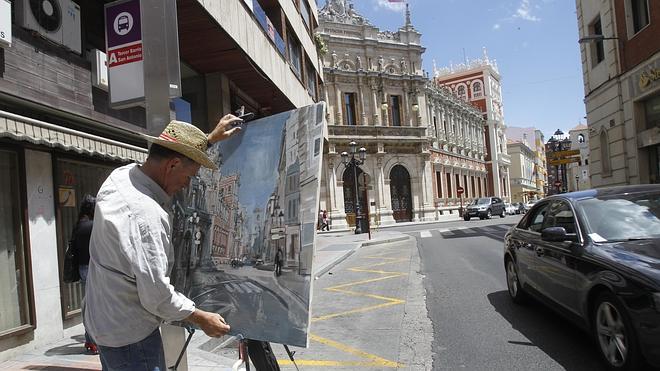 El coruñés Raúl Gil Burés gana el Certamen de Pintura Rápida, con 47 participantes