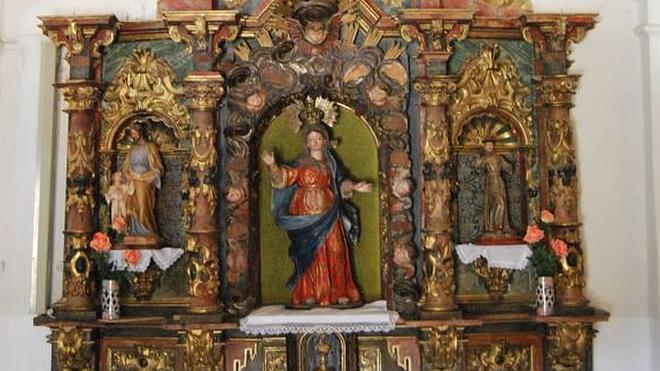 La imagen de la virgen de la O