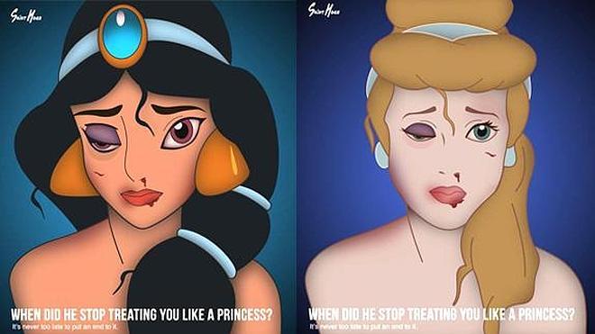 Las princesas de Disney protagonizan una campaña antiviolencia