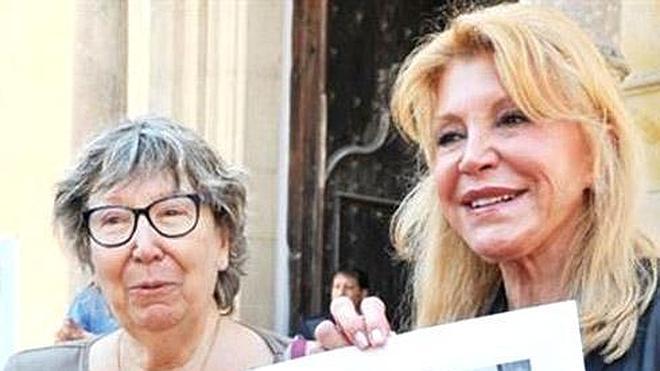 Tita Cervera se emociona con una imagen con Lex Barker