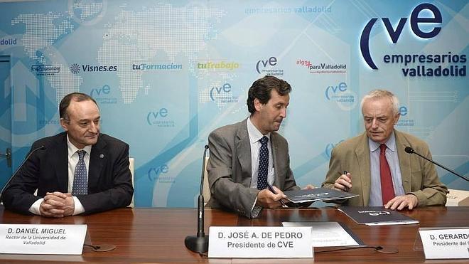 La CVE colaborará con la UVA para apoyar la pyme y el I+D