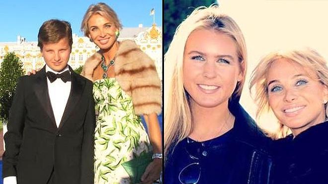 Corinna nos muestra a sus dos hijos Nastassia y Alexander