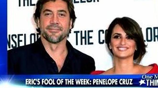 Penélope Cruz elegida 'la tonta de la semana' por la FOX