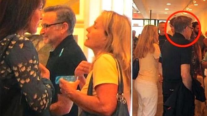 Aparecen imágenes de Robin Williams en una galería un día antes de su fallecimiento