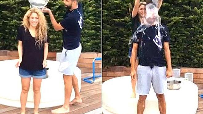 Shakira no baña a Piqué en agua helada..., sino que le pega con el cubo