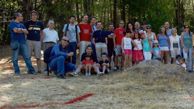 Nuevas obras de arte efímero en El Collao de Herguijuela de la Sierra