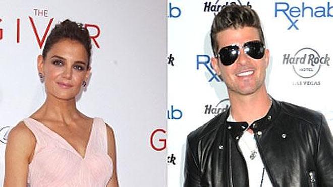 Posible romance entre Katie Holmes y Robin Thicke