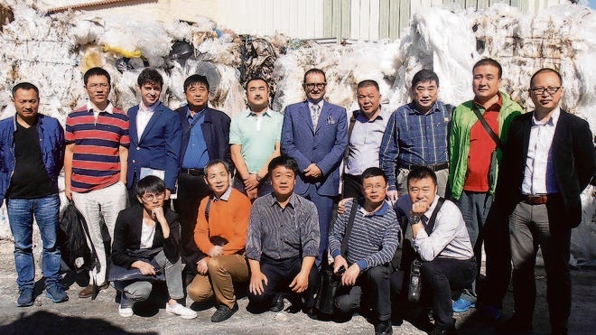 Una delegación china visita las instalaciones de la empresa Fosimpe