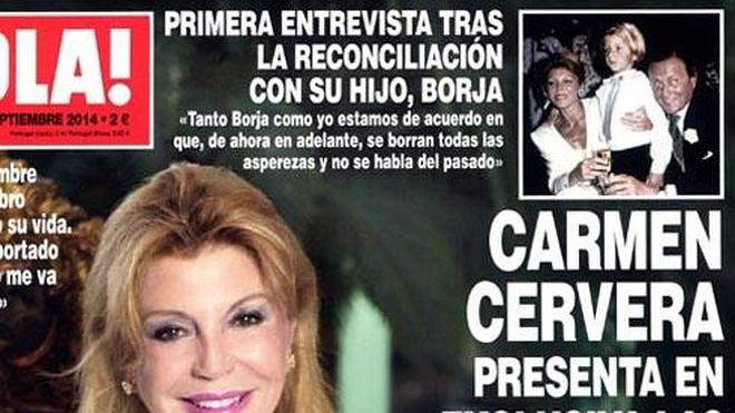Carmen Cervera presenta las memorias del barón Thyssen