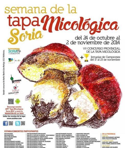 Creatividad y variedad de setas en la VII Semana de la Tapa Micológica de Soria