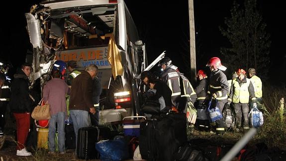 Solo tres de los 27 heridos en el accidente de Torquemada permanecen hospitalizados