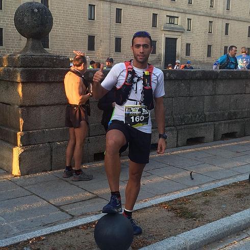 Rubén López Bartolomé, tercero en una maratón de montaña de El Escorial