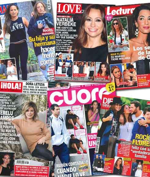 Rociíto y su hija Rocío Flores protagonizan la portada de las revistas de esta semana