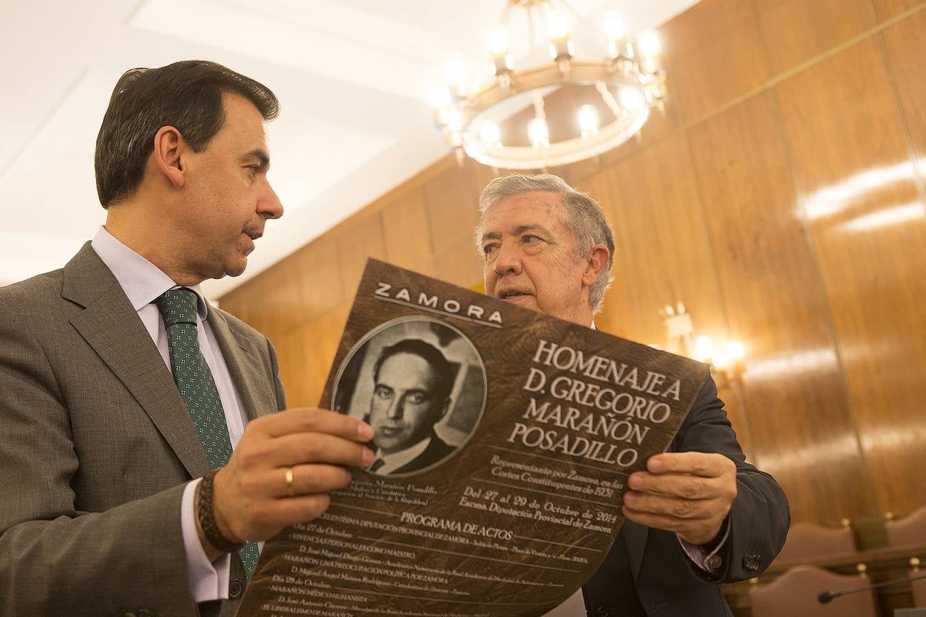 Zamora rinde homenaje a Gregorio Marañón con conferencias y la colocación de una placa