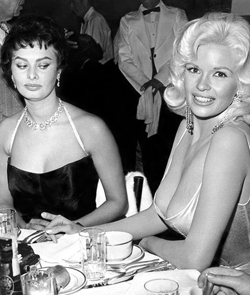 Sofía Loren recuerda que tuvo miedo de que reventase el vestido de Jayne Mansfield