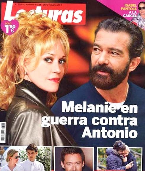 Guerra abierta entre Melanie Griffith y Antonio Banderas