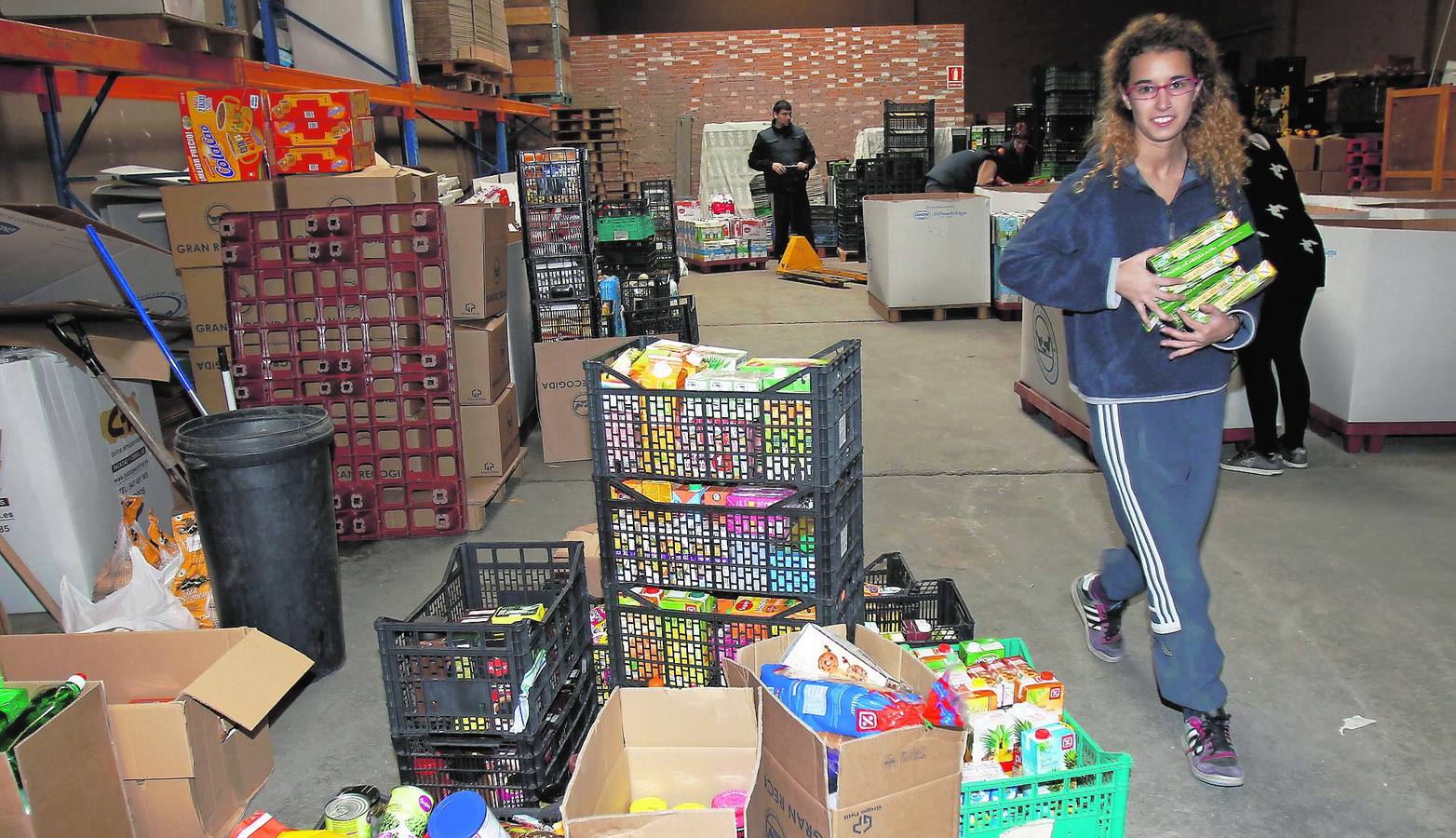 35 toneladas de productos llegarán a las familias necesitadas antes de Navidad