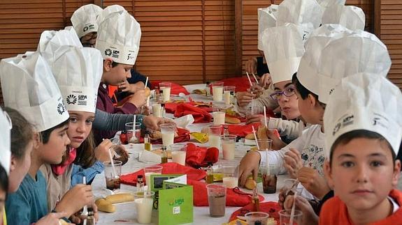 Aceite y cacao para comenzar el día