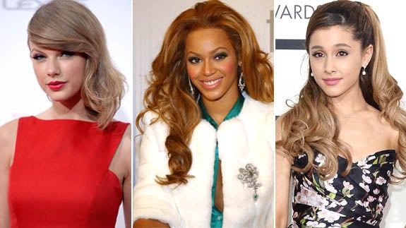 Taylor Swift, Beyoncé, Ariana Grande y Katy Perry, nominadas a los Grammy 2015