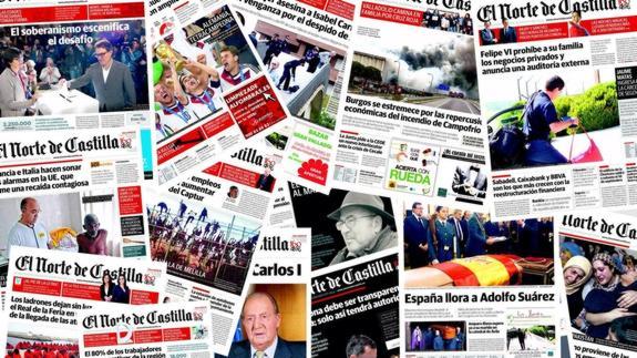 El 2014 en las páginas de El Norte de Castilla