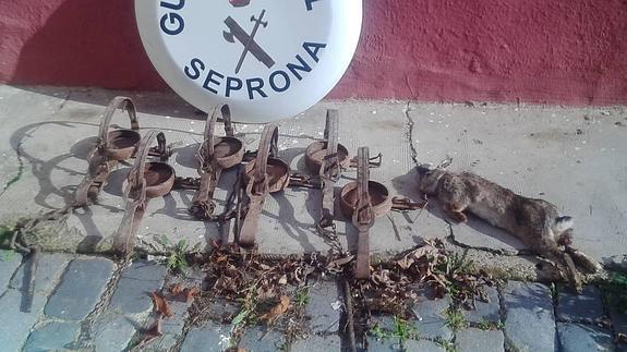 Denunciado un vecino de Villalobón de 82 años por utilizar cepos para cazar animales