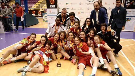 Las chicas de Castilla y León conquistan el oro