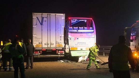 Accidente múltiple en la localidad zamorana de Toro