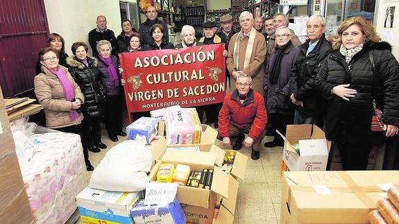 Monterrubio de la Sierra dona 300 kilos de productos al Banco de Alimentos