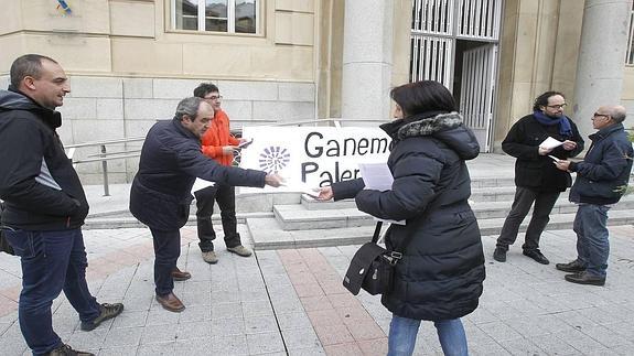Ganemos y Podemos negocian una posible unión para las municipales en Palencia