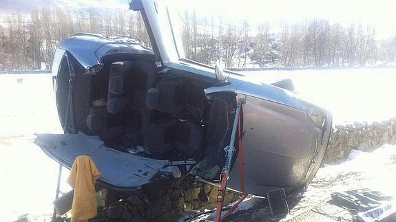 Dos heridos en un accidente de tráfico en la localidad abulense de Bonilla de la Sierra