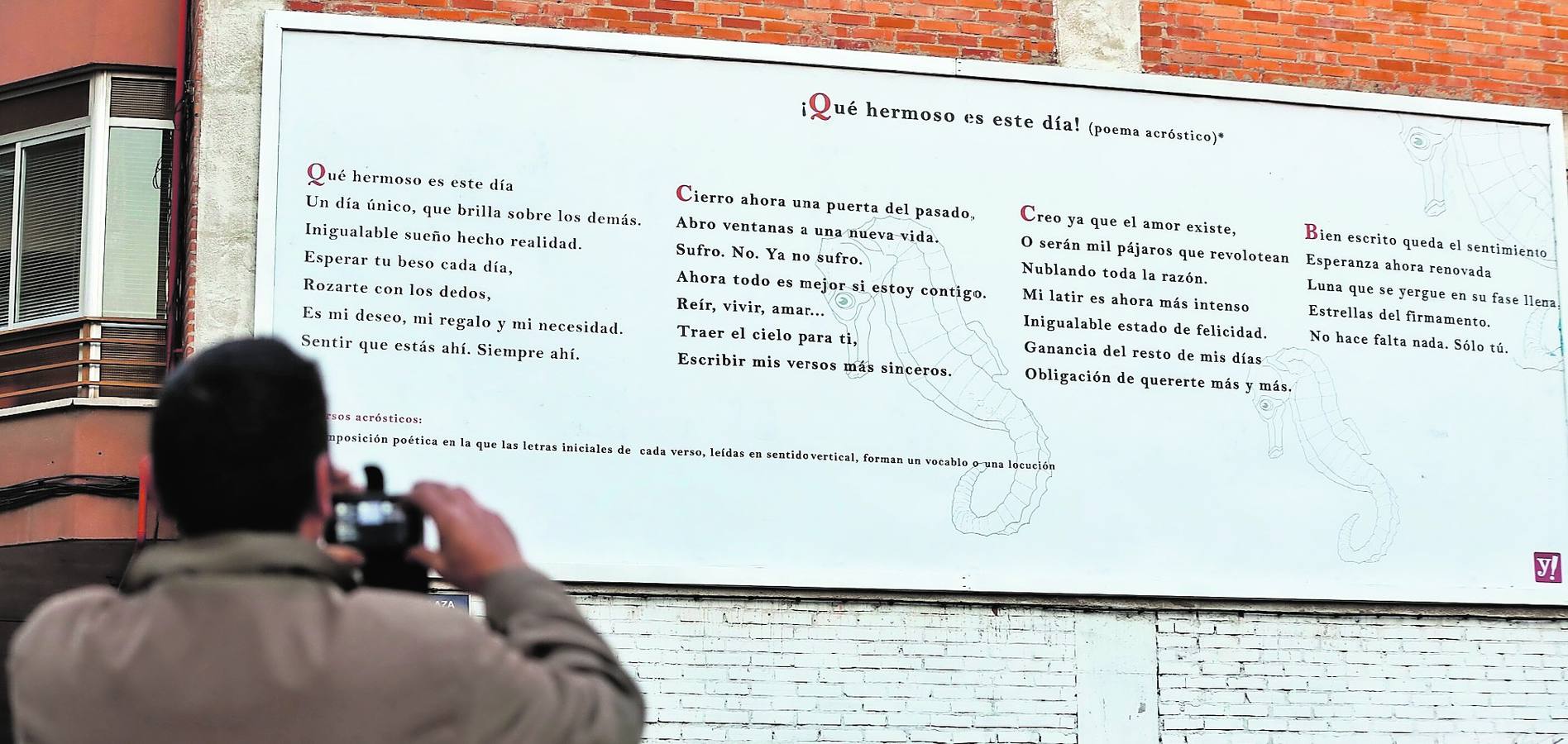 Alquila una valla publicitaria de Valladolid para pedir matrimonio a su chica