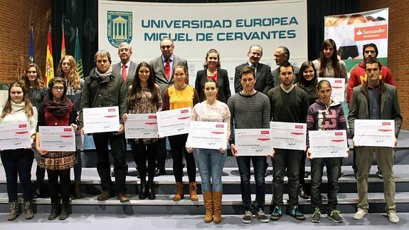 La Fundación UEMC entrega sus Becas de Excelencia Banco Santander