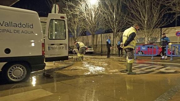 Las tuberías causan cuatro incidentes en Valladolid en menos de una semana