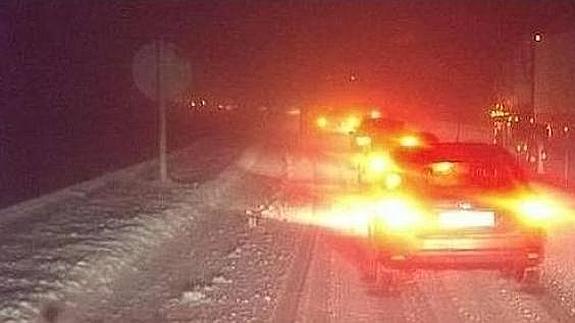 Cerrada al tráfico la autopista León-Asturias para todo tipo de vehículos