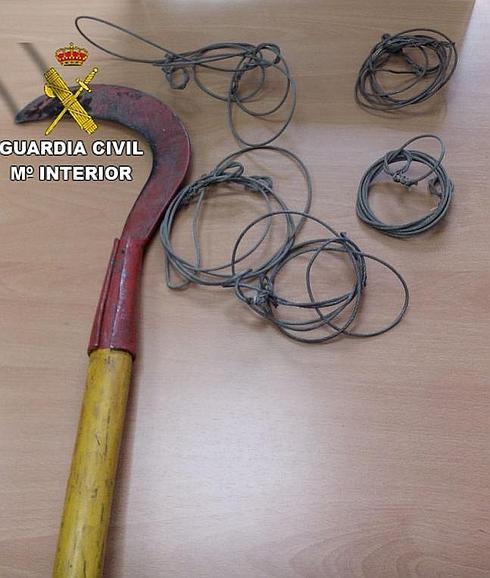 Detenido por colocar lazos para la caza furtiva
