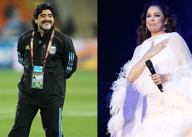 Maradona quería tener un 'vis a vis' con Isabel Pantoja