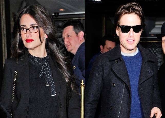 Penélope Cruz y Tom Cruise coinciden en una cena