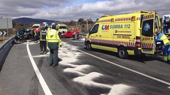 Tráfico dice que la carretera donde fallecieron ayer cinco personas en Ávila no es un punto negro