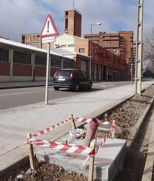 El radar multicarril de la ronda interior sur, entre Argales y Vallsur