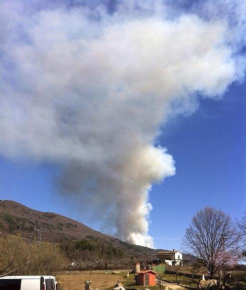 Controlado el incendio entre Arenas de San Pedro y Poyales del Hoyo