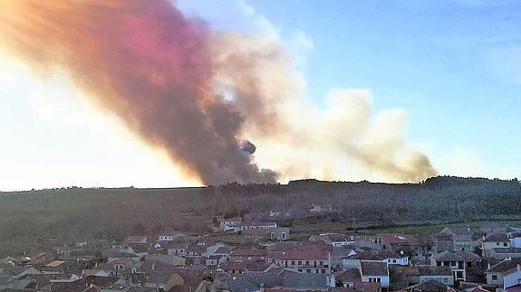 La quema de rastrojos provoca siete incendios forestales en la provincia
