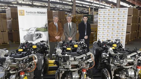 Renault dona ocho motores para la formación de estudiantes en Galicia