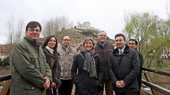 Tejerina destaca que la Senda del Duero es en un «bien socioeconómico» de 40 kilómetros